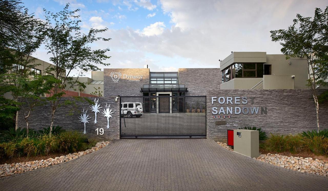 יוהנסבורג Dynasty Forest Sandown Serviced Apartments & Self Catering Hotel מראה חיצוני תמונה